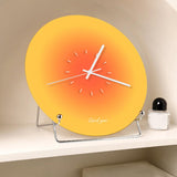Wall Clock Nordic Mute Easily Hanging Table Clock for Kitchen Home Room style C