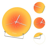 Wall Clock Nordic Mute Easily Hanging Table Clock for Kitchen Home Room style C