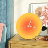 Wall Clock Nordic Mute Easily Hanging Table Clock for Kitchen Home Room style C