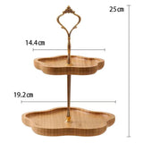 Fruit Basket Two Layer Candy Tray Gifts Snack Tray for Party Restaurant Home S