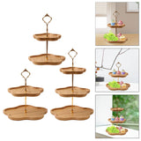 Fruit Basket Two Layer Candy Tray Gifts Snack Tray for Party Restaurant Home S