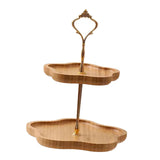 Fruit Basket Two Layer Candy Tray Gifts Snack Tray for Party Restaurant Home S
