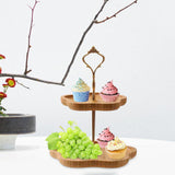 Fruit Basket Two Layer Candy Tray Gifts Snack Tray for Party Restaurant Home S