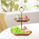 Fruit Basket Two Layer Candy Tray Gifts Snack Tray for Party Restaurant Home S