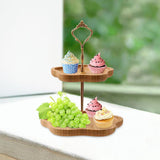 Fruit Basket Two Layer Candy Tray Gifts Snack Tray for Party Restaurant Home S