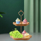Fruit Basket Two Layer Candy Tray Gifts Snack Tray for Party Restaurant Home S