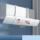 Scalable 20.4"-36" Air Conditioner Air Deflector Accessory Air Cooled Baffle Astronaut Pattern