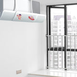 Scalable 20.4"-36" Air Conditioner Air Deflector Accessory Air Cooled Baffle Astronaut Pattern
