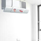 Scalable 20.4"-36" Air Conditioner Air Deflector Accessory Air Cooled Baffle Astronaut Pattern
