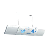 Scalable 20.4"-36" Air Conditioner Air Deflector Accessory Air Cooled Baffle Whale Pattern