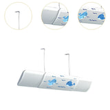 Scalable 20.4"-36" Air Conditioner Air Deflector Accessory Air Cooled Baffle Whale Pattern