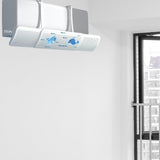Scalable 20.4"-36" Air Conditioner Air Deflector Accessory Air Cooled Baffle Whale Pattern