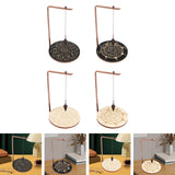 Maxbell Pendulum Display Stand Pendulum Holder Stand for Stones Living Room Tabletop Star Black