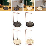 Maxbell Pendulum Display Stand Pendulum Holder Stand for Stones Living Room Tabletop Star Black