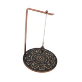 Maxbell Pendulum Display Stand Pendulum Holder Stand for Stones Living Room Tabletop Star Black