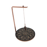 Maxbell Pendulum Display Stand Pendulum Holder Stand for Stones Living Room Tabletop Star Black