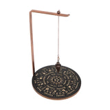 Maxbell Pendulum Display Stand Pendulum Holder Stand for Stones Living Room Tabletop Star Black