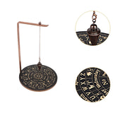 Maxbell Pendulum Display Stand Pendulum Holder Stand for Stones Living Room Tabletop Star Black
