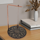 Maxbell Pendulum Display Stand Pendulum Holder Stand for Stones Living Room Tabletop Star Black