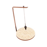 Maxbell Pendulum Display Stand Pendulum Holder Stand for Stones Living Room Tabletop Star Beige