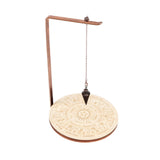 Maxbell Pendulum Display Stand Pendulum Holder Stand for Stones Living Room Tabletop Star Beige