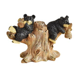 Black Bear Statue Tabletop Ornament for Office Table Centerpiece Living Room Style B