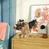 Black Bear Statue Tabletop Ornament for Office Table Centerpiece Living Room Style B