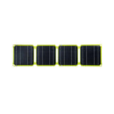 Foldable Solar Panel Charger USB Charging for Emergency Charging Backpacking Yellow