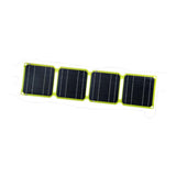 Foldable Solar Panel Charger USB Charging for Emergency Charging Backpacking Yellow