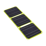 Solar Panel 3 Folding 40W for Outdoor Activities Emergency Charging Climbing Yellow