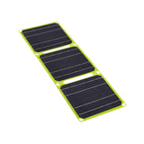 Solar Panel 3 Folding 40W for Outdoor Activities Emergency Charging Climbing Yellow
