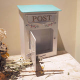 Maxbell Wall Mounted Mailbox Metal Modern Letter Box for Home Decorative Door Office