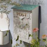 Maxbell Wall Mounted Mailbox Metal Modern Letter Box for Home Decorative Door Office