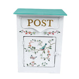 Maxbell Wall Mounted Mailbox Metal Modern Letter Box for Home Decorative Door Office