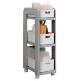 Rolling Storage Organizer Rolling Utility Cart for Farmhouse Household Hotel 3 Tiers