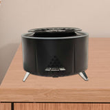 Flame Humidifier Fire Humidifier Yoga Dining Room SPA Essential Oil Diffuser Black