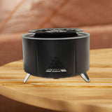 Flame Humidifier Fire Humidifier Yoga Dining Room SPA Essential Oil Diffuser Black