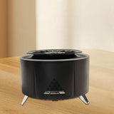 Flame Humidifier Fire Humidifier Yoga Dining Room SPA Essential Oil Diffuser Black