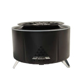 Flame Humidifier Fire Humidifier Yoga Dining Room SPA Essential Oil Diffuser Black