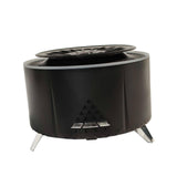 Flame Humidifier Fire Humidifier Yoga Dining Room SPA Essential Oil Diffuser Black