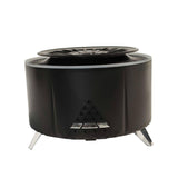 Flame Humidifier Fire Humidifier Yoga Dining Room SPA Essential Oil Diffuser Black