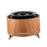 Flame Humidifier Fire Humidifier Yoga Dining Room SPA Essential Oil Diffuser Wood