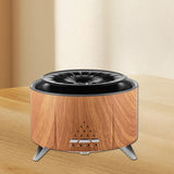 Flame Humidifier Fire Humidifier Yoga Dining Room SPA Essential Oil Diffuser Wood