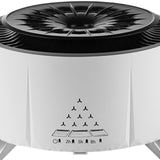 Flame Humidifier Birthday Office Farmhouse Desk Aroma Essential Oil Diffuser White