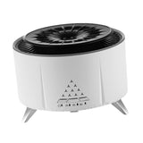 Flame Humidifier Birthday Office Farmhouse Desk Aroma Essential Oil Diffuser White