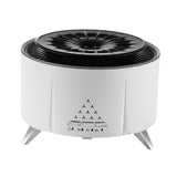Flame Humidifier Birthday Office Farmhouse Desk Aroma Essential Oil Diffuser White