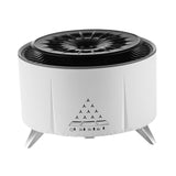 Flame Humidifier Birthday Office Farmhouse Desk Aroma Essential Oil Diffuser White