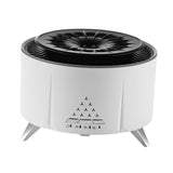 Flame Humidifier Birthday Office Farmhouse Desk Aroma Essential Oil Diffuser White
