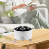 Flame Humidifier Birthday Office Farmhouse Desk Aroma Essential Oil Diffuser White