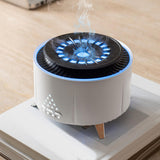 Flame Humidifier Birthday Office Farmhouse Desk Aroma Essential Oil Diffuser White